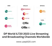 DP World ILT20 2023 Live Streaming and Broadcasting Channels Worldwide
