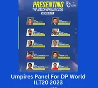Umpires Panel For DP World ILT20 2023